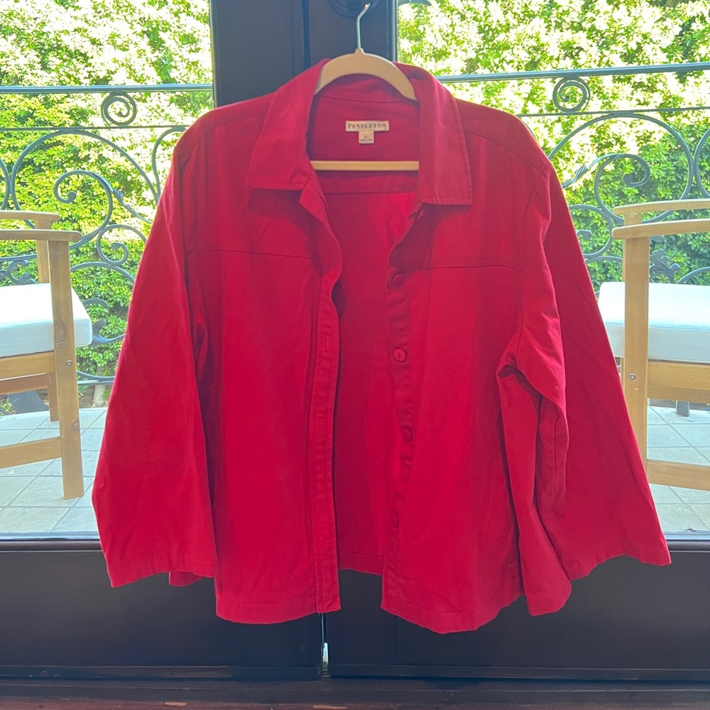 Red Pendleton Jacket - image 1